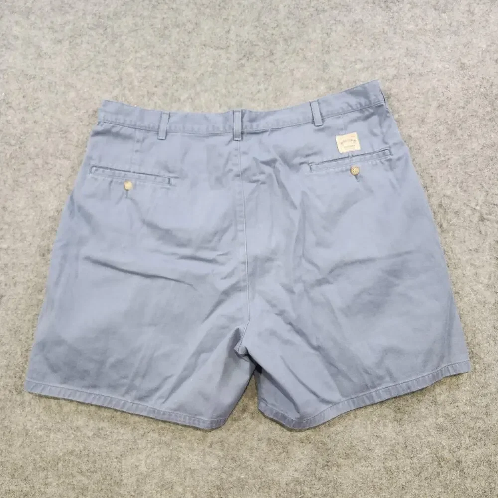 Vintage Polo‎ Ralph Lauren Shorts Mens 40 Blue Pleated Chino Classic USA 90s 80s